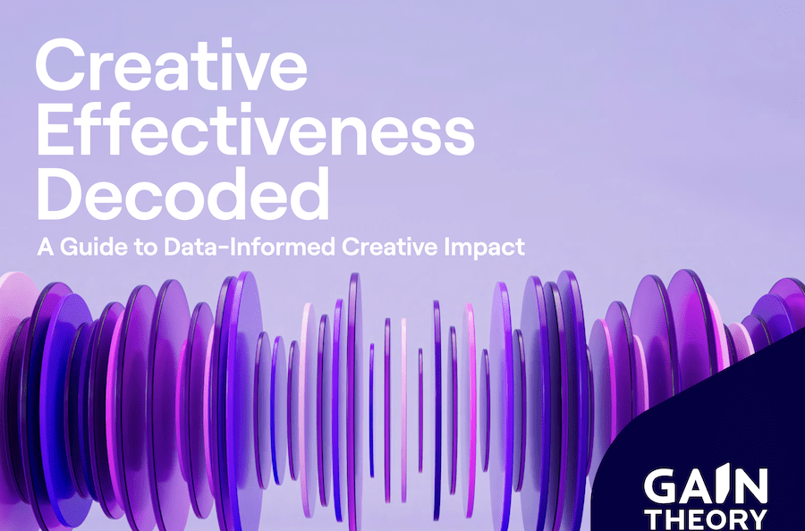 Front cover of Creative Effectiveness Decoded report